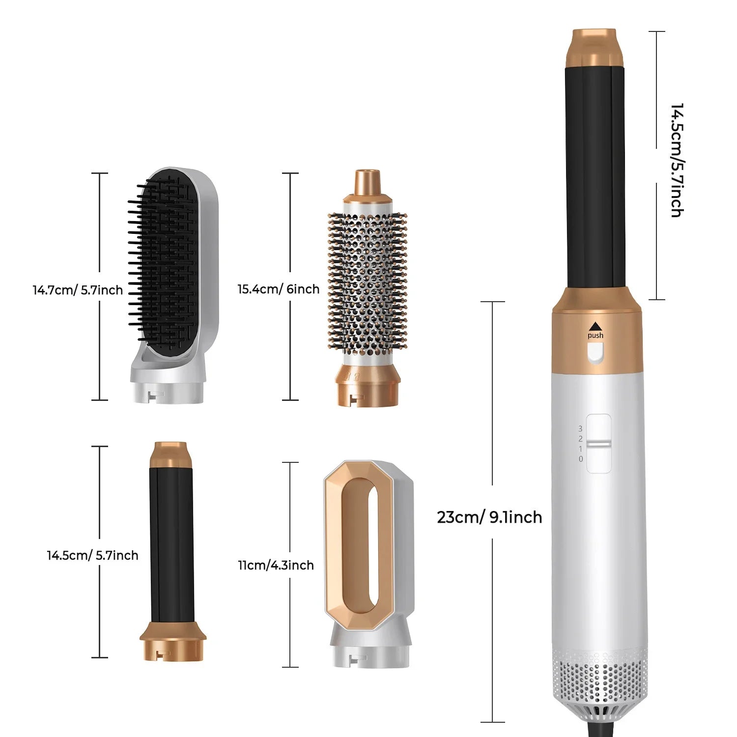 MOZAI 5-in-1 Hair Styler